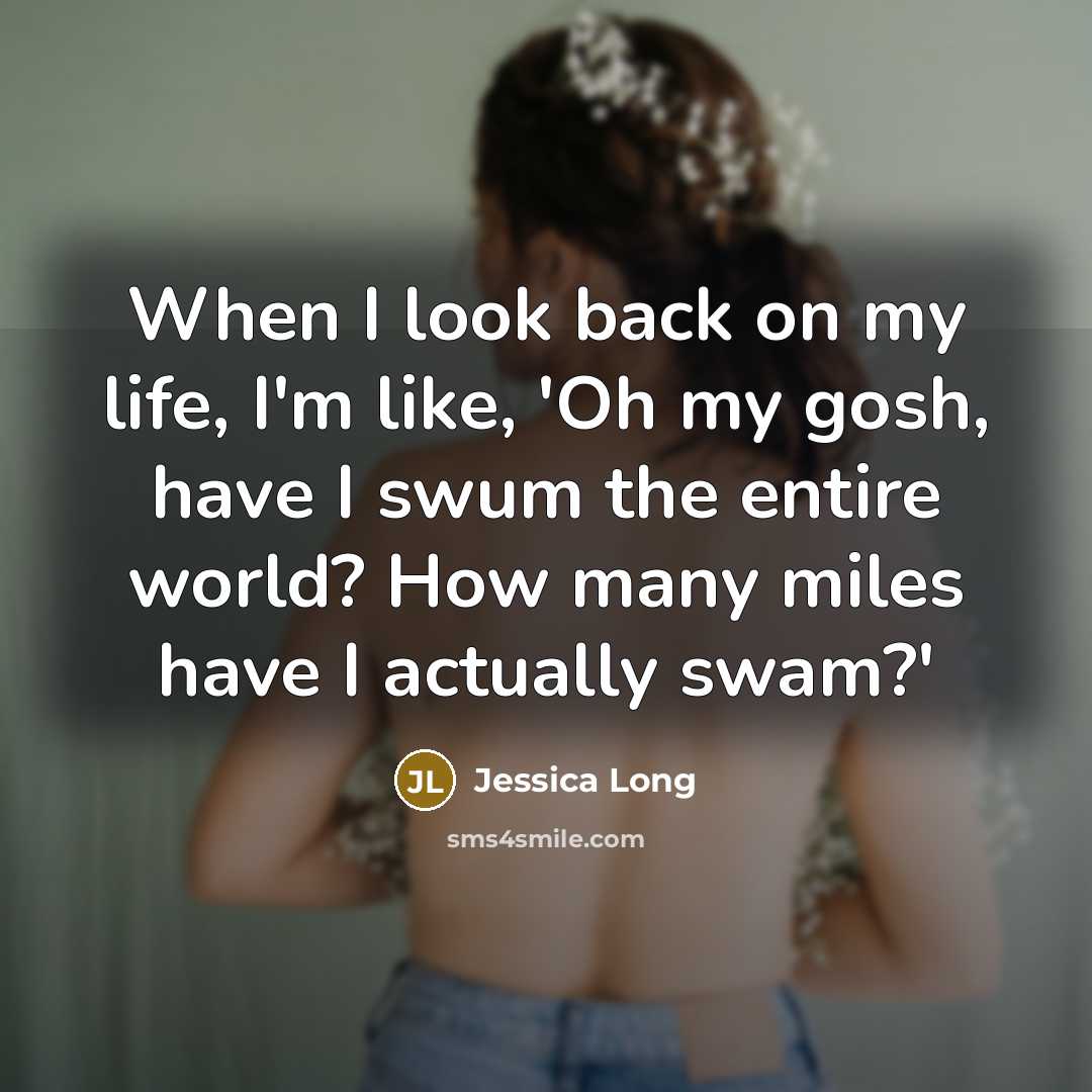 “When I look back on my life, I'm like, 'Oh…” quote by Jessica Long