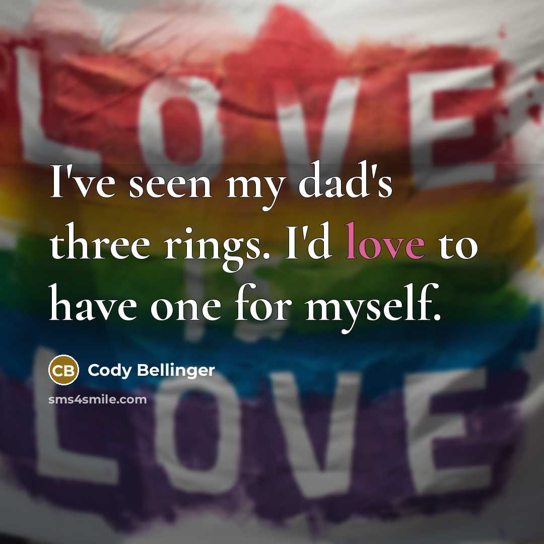 “I've seen my dad's three rings. I'd love to have…” quote by Cody Bellinger