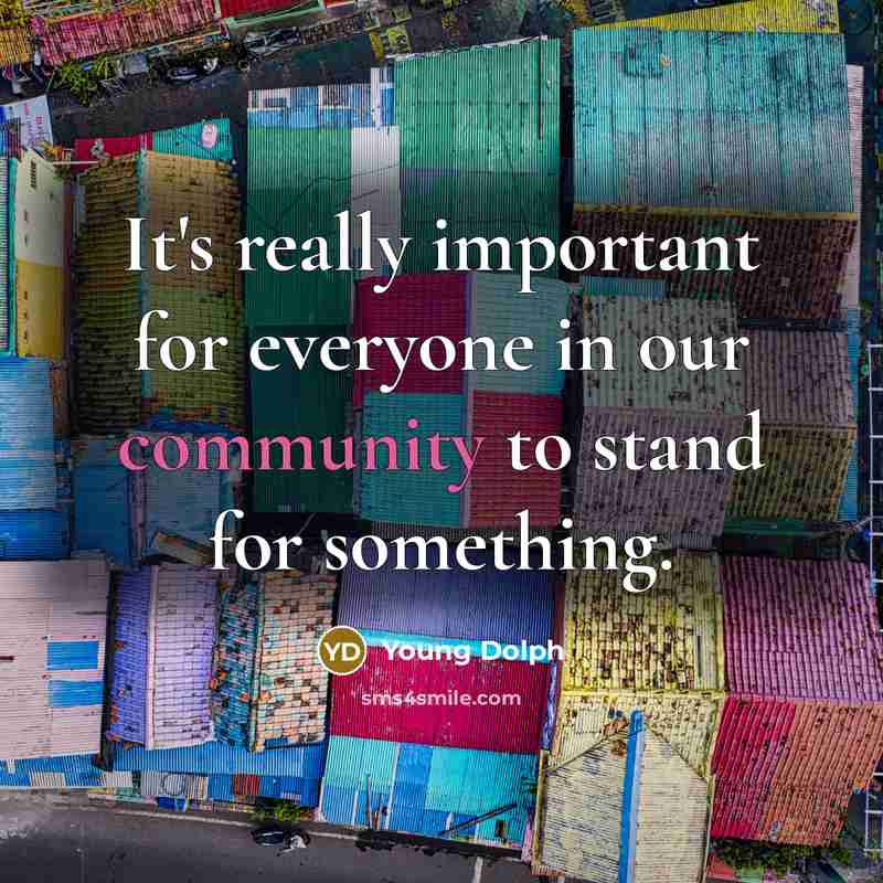 “It's really important for everyone in our community to stand…” quote by Young Dolph