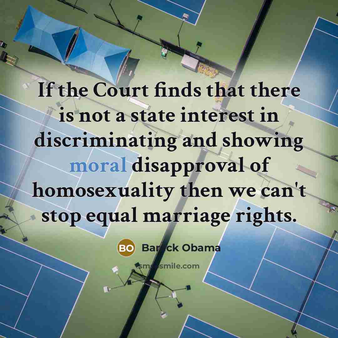 “If the Court finds that there is not a state…” quote by Barack Obama
