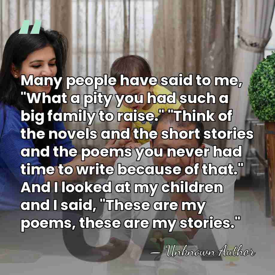 Many people have said to me, "What a pity you had such&hellip; - Olga Masters