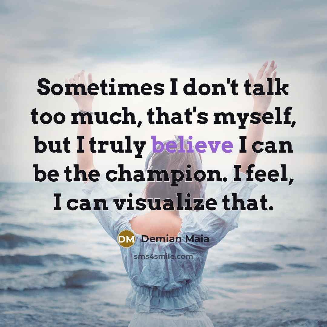 “Sometimes I don't talk too much, that's myself, but I…” quote by Demian Maia