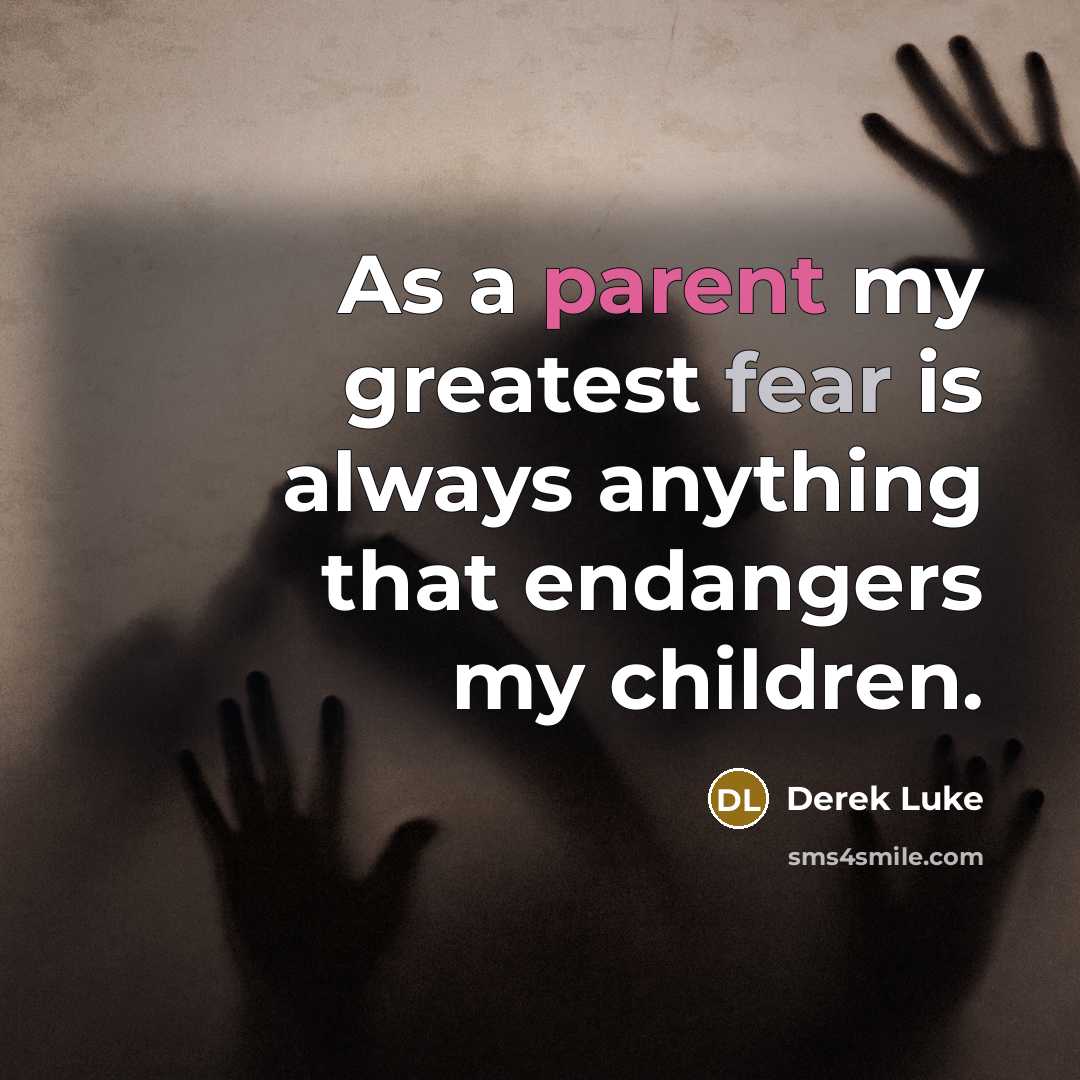 “As a parent my greatest fear is always anything that…” quote by Derek Luke