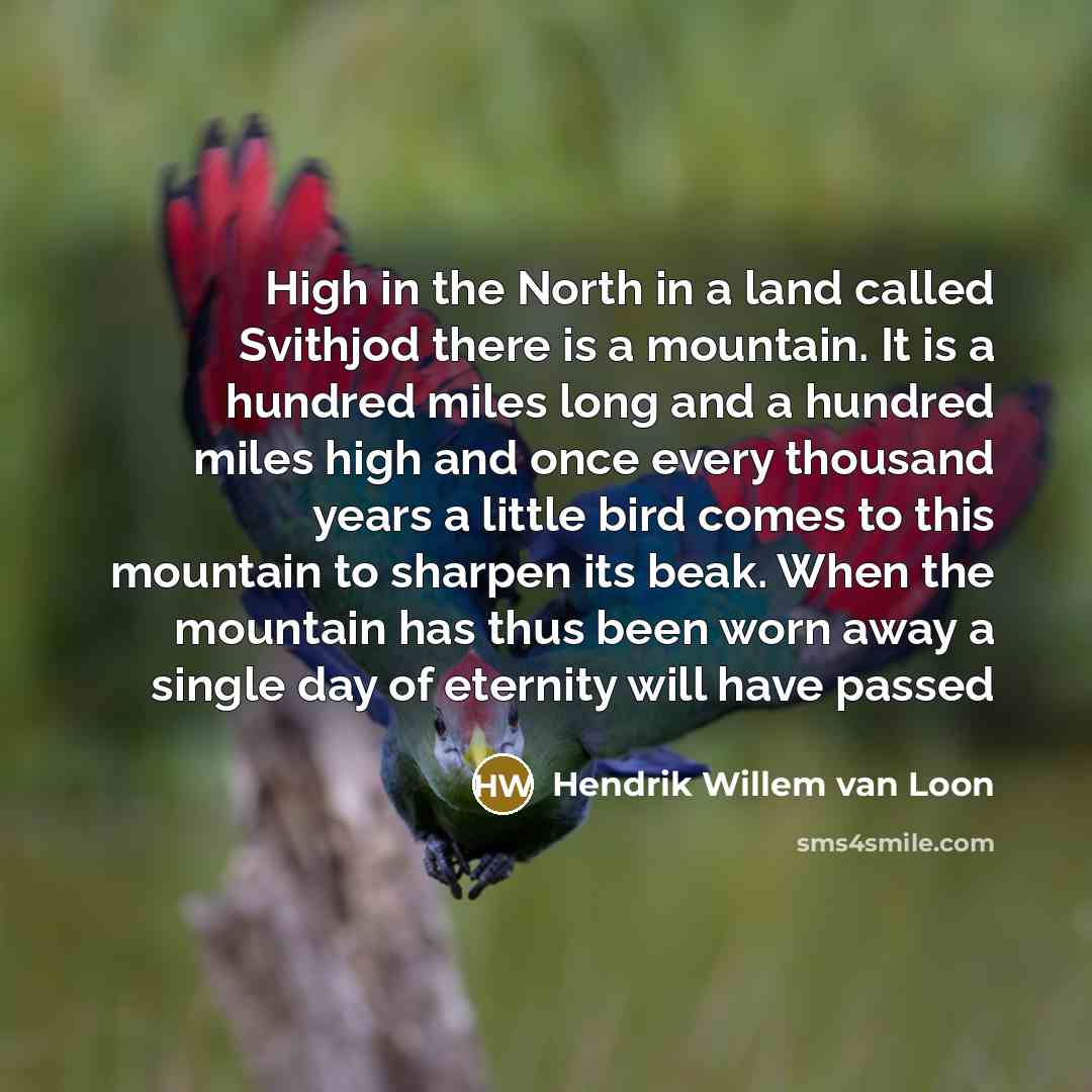 “High in the North in a land called Svithjod there…” quote by Hendrik Willem van Loon