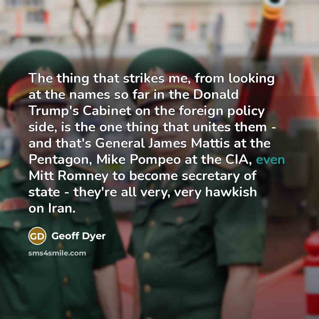 “The thing that strikes me, from looking at the names…” quote by Geoff Dyer