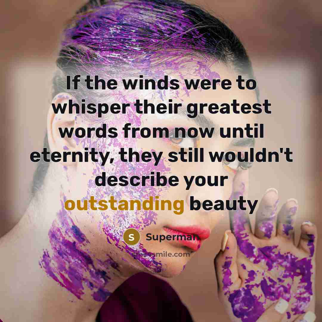 “If the winds were to whisper their greatest words from…” quote by Superman