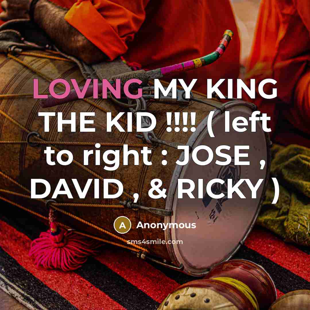 “LOVING MY KING THE KID !!!! ( left to right…” quote by Anonymous
