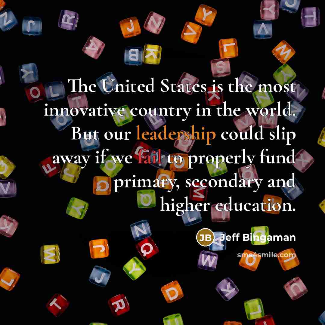 “The United States is the most innovative country in the…” quote by Jeff Bingaman
