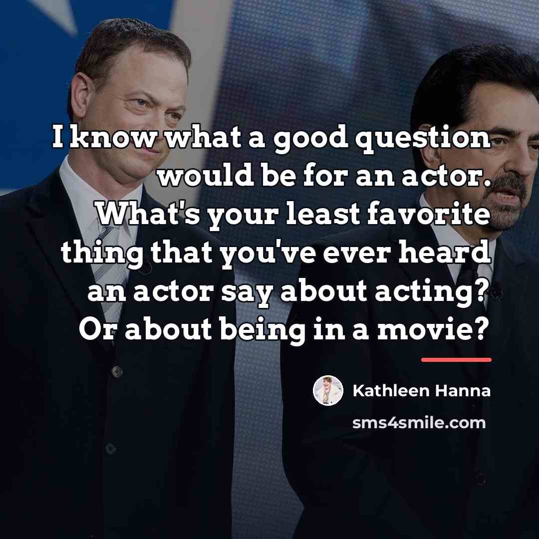 “I know what a good question would be for an…” quote by Kathleen Hanna