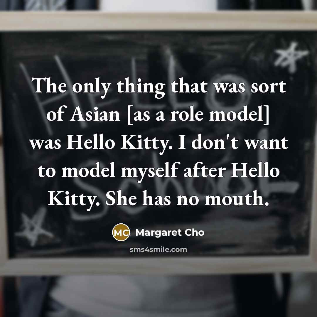 “The only thing that was sort of Asian [as a…” quote by Margaret Cho