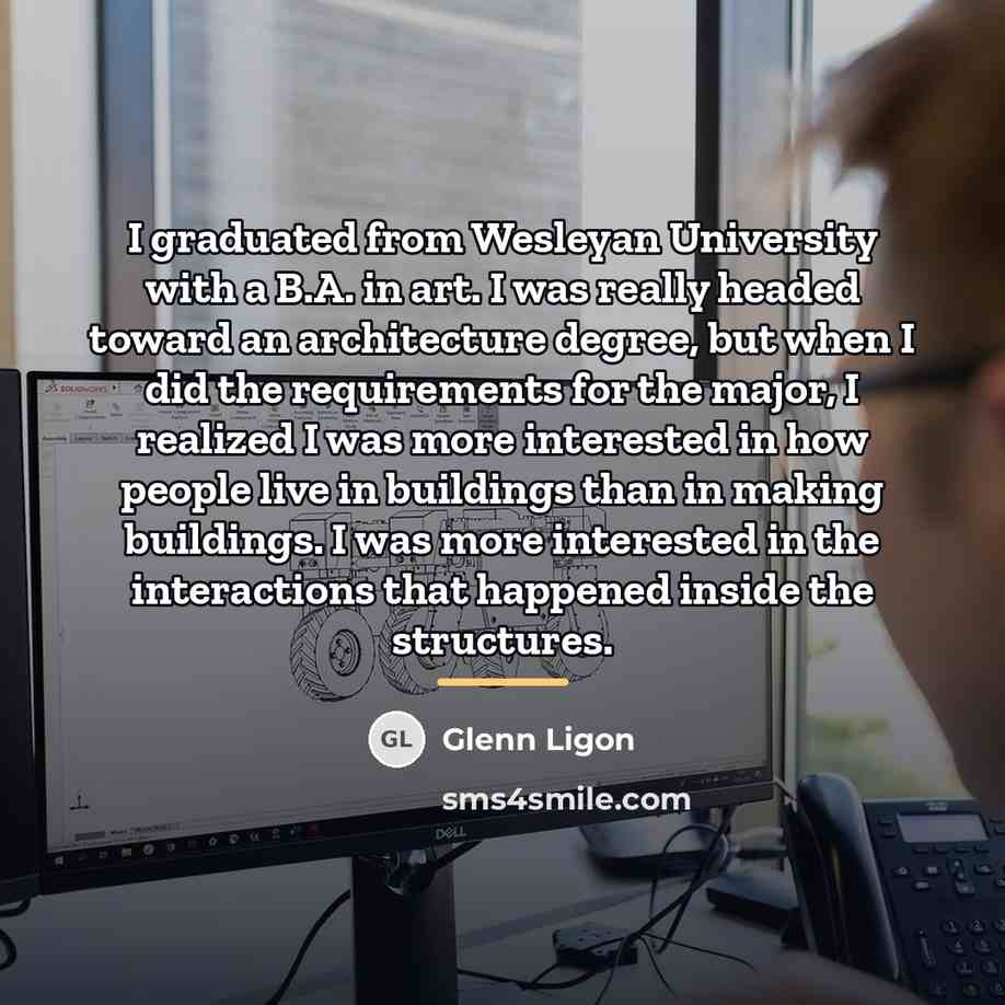 “I graduated from Wesleyan University with a B.A. in art.…” quote by Glenn Ligon
