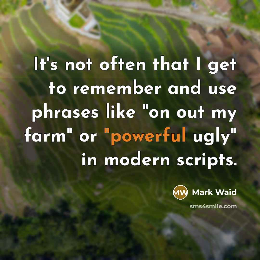 “It's not often that I get to remember and use…” quote by Mark Waid