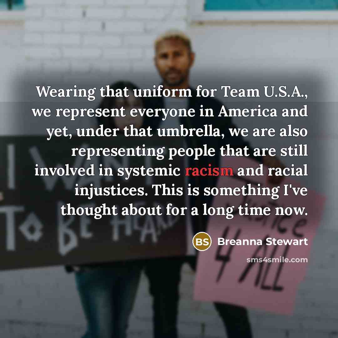 “Wearing that uniform for Team U.S.A., we represent everyone in…” quote by Breanna Stewart