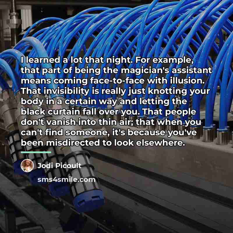 “I learned a lot that night. For example, that part…” quote by Jodi Picoult
