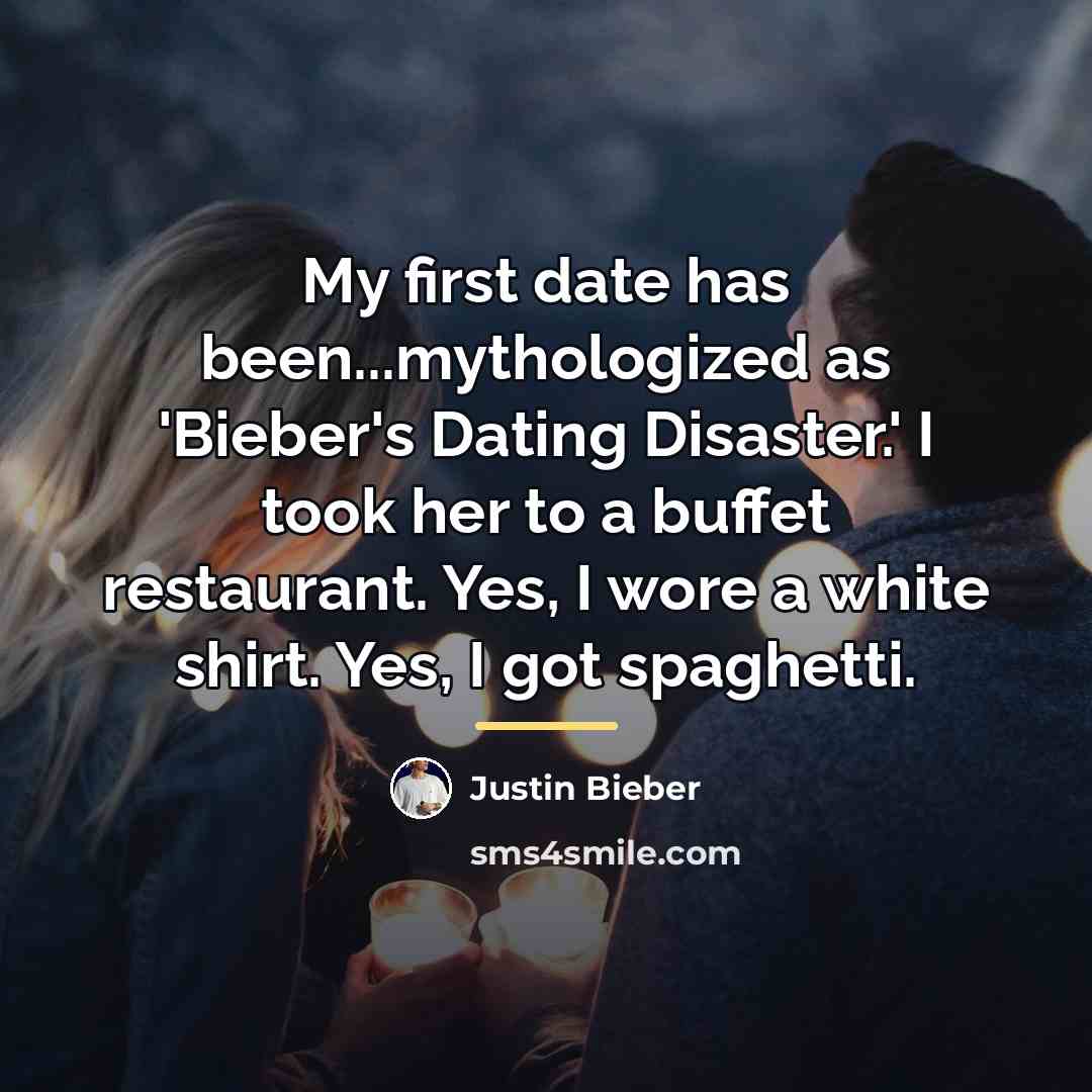 “My first date has been...mythologized as 'Bieber's Dating Disaster.' I…” quote by Justin Bieber