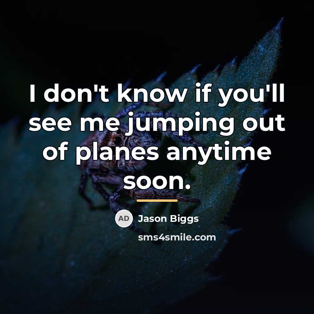 “I don't know if you'll see me jumping out of…” quote by Jason Biggs