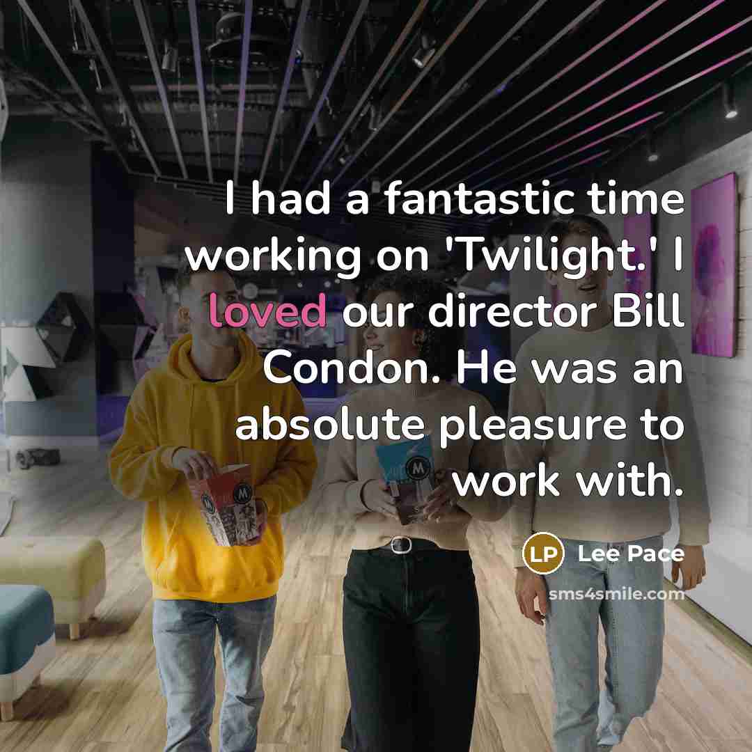 “I had a fantastic time working on 'Twilight.' I loved…” quote by Lee Pace