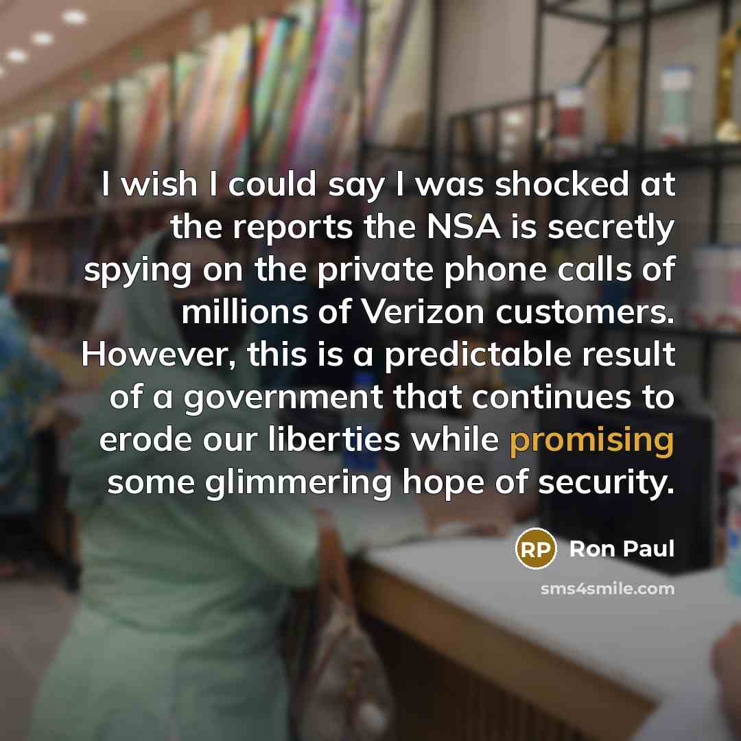 “I wish I could say I was shocked at the…” quote by Ron Paul