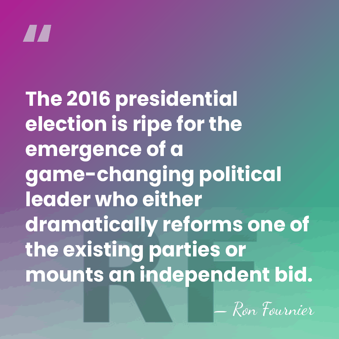 The 2016 presidential election is ripe for the emergence of a game-changing&hellip; - Ron Fournier