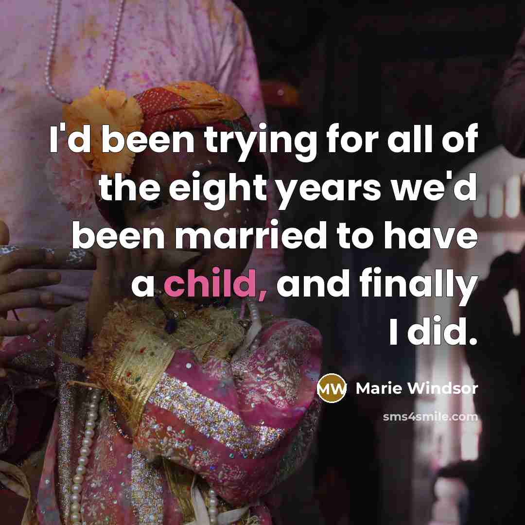 “I'd been trying for all of the eight years we'd…” quote by Marie Windsor