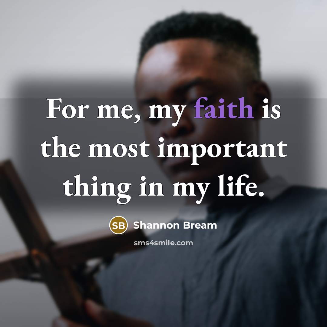 “For me, my faith is the most important thing in…” quote by Shannon Bream
