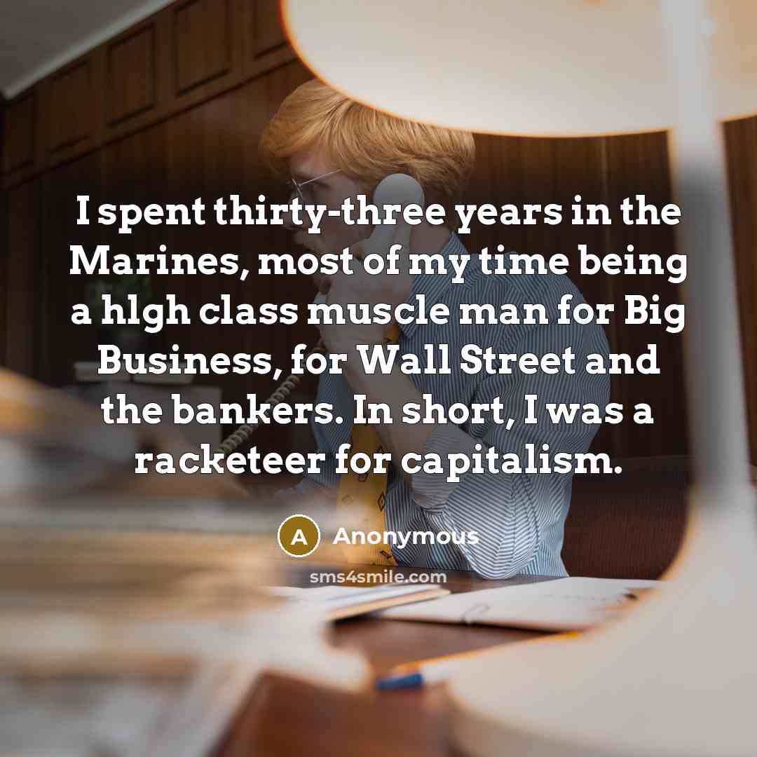 “I spent thirty-three years in the Marines, most of my…” quote by Anonymous