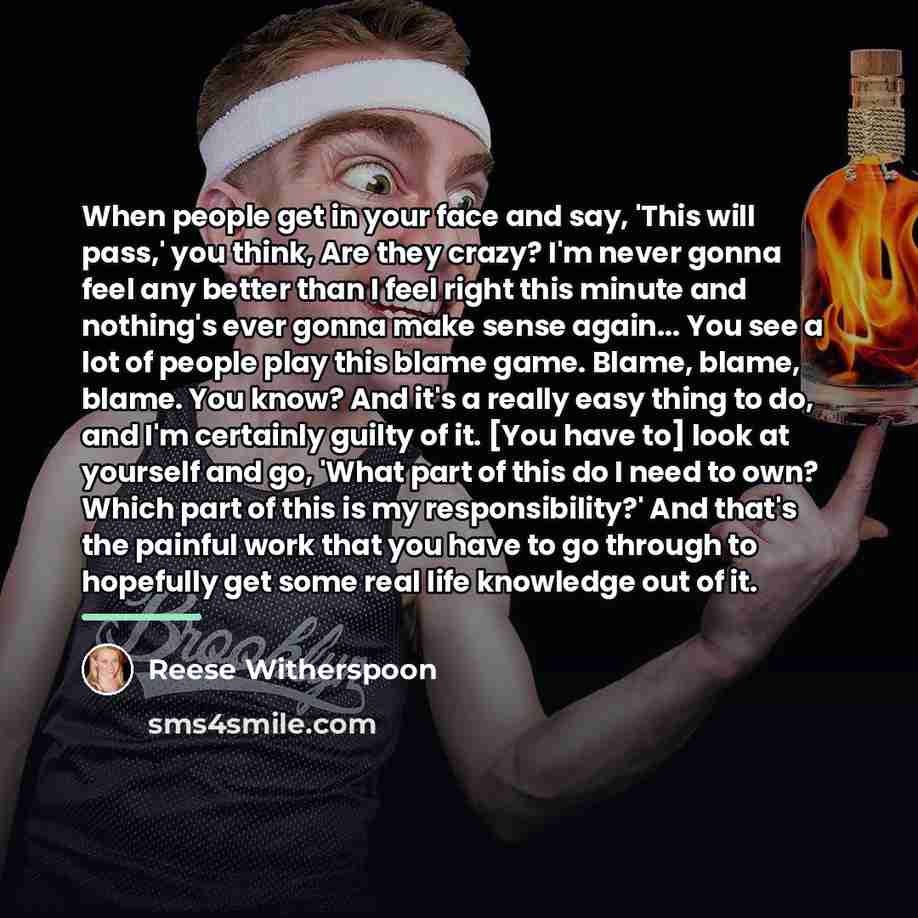 “When people get in your face and say, 'This will…” quote by Reese Witherspoon