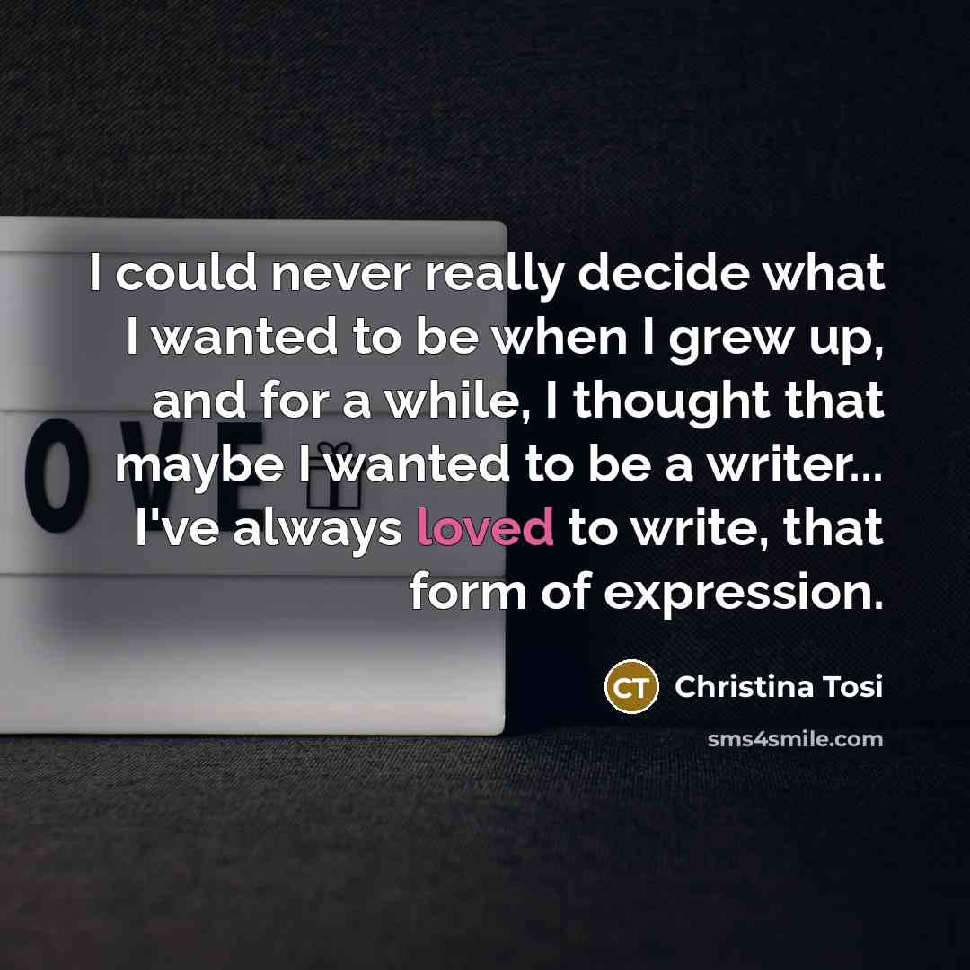 “I could never really decide what I wanted to be…” quote by Christina Tosi