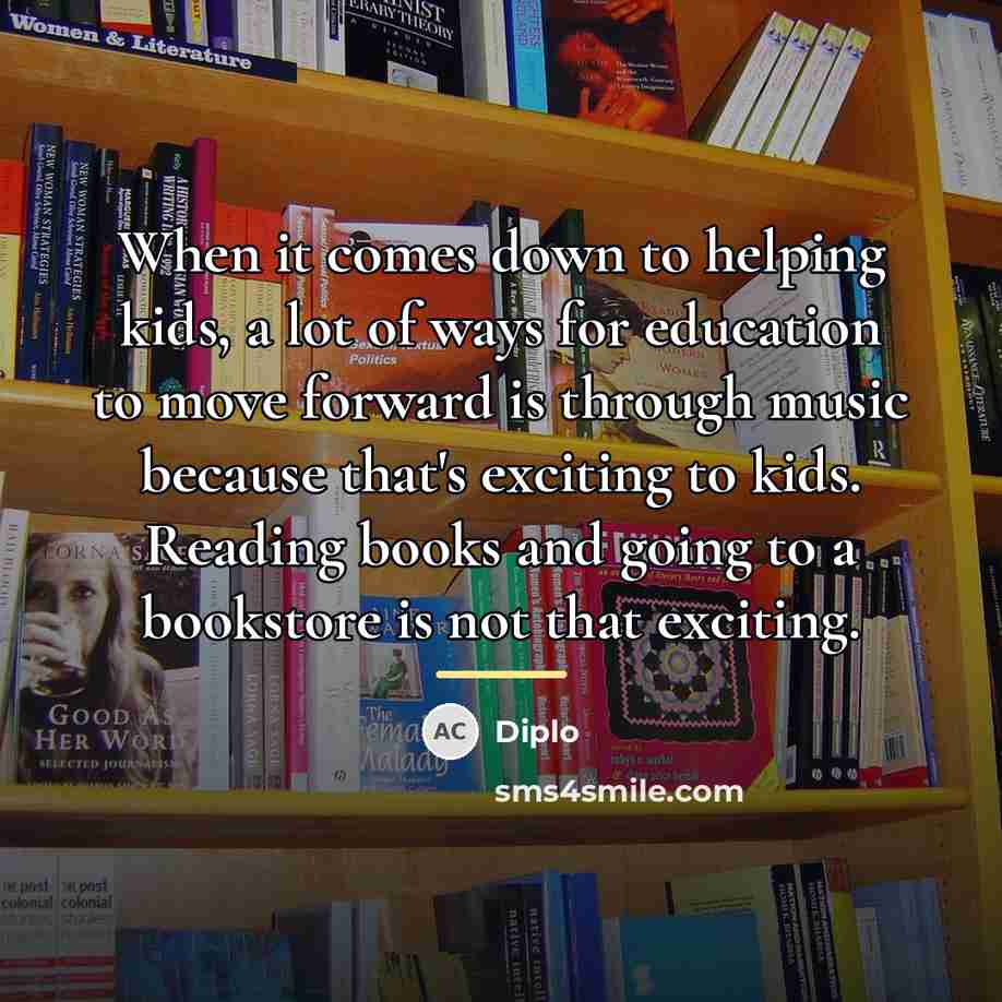 “When it comes down to helping kids, a lot of…” quote by Diplo