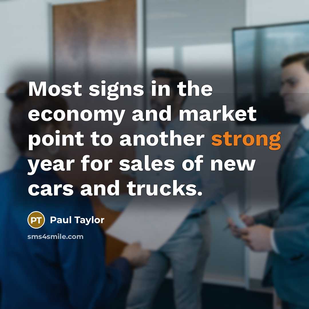 “Most signs in the economy and market point to another…” quote by Paul Taylor
