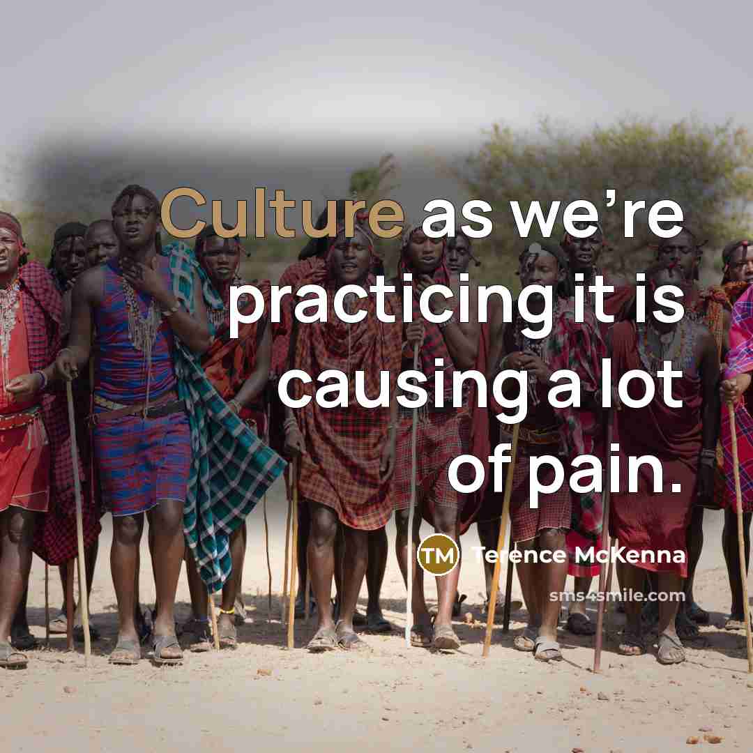 “Culture as we're practicing it is causing a lot of…” quote by Terence McKenna