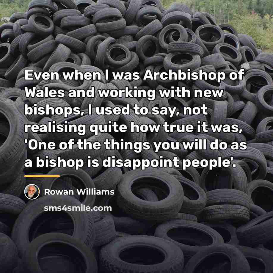 “Even when I was Archbishop of Wales and working with…” quote by Rowan Williams