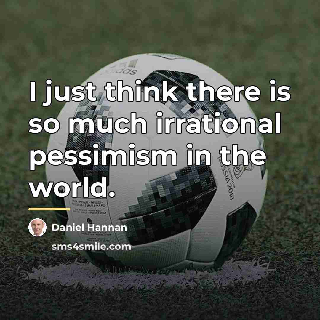 “I just think there is so much irrational pessimism in…” quote by Daniel Hannan