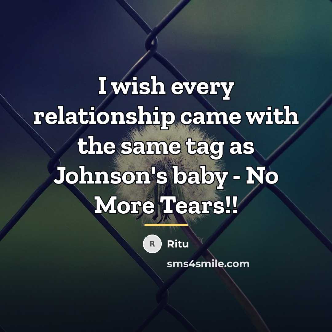 “I wish every relationship came with the same tag as…” quote by Ritu