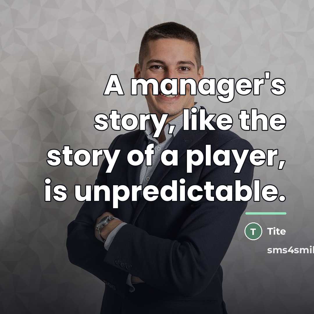 “A manager's story, like the story of a player, is…” quote by Tite