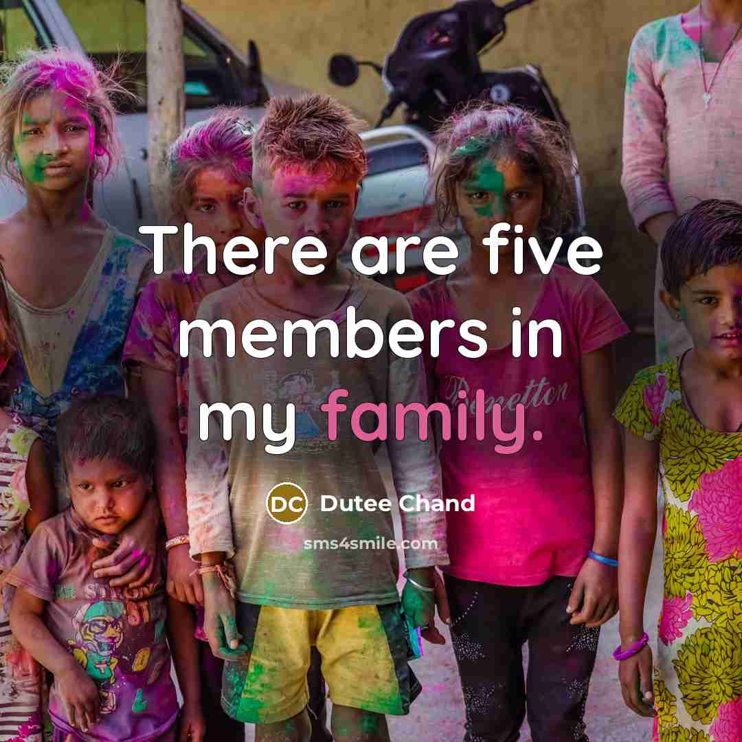 “There are five members in my family.…” quote by Dutee Chand