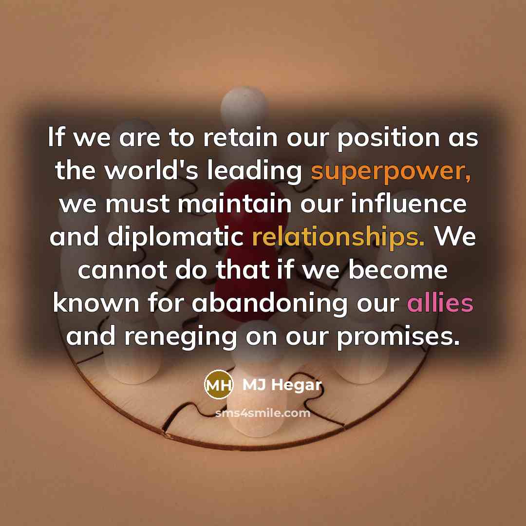 “If we are to retain our position as the world's…” quote by MJ Hegar