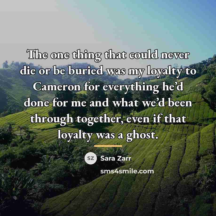 “The one thing that could never die or be buried…” quote by Sara Zarr