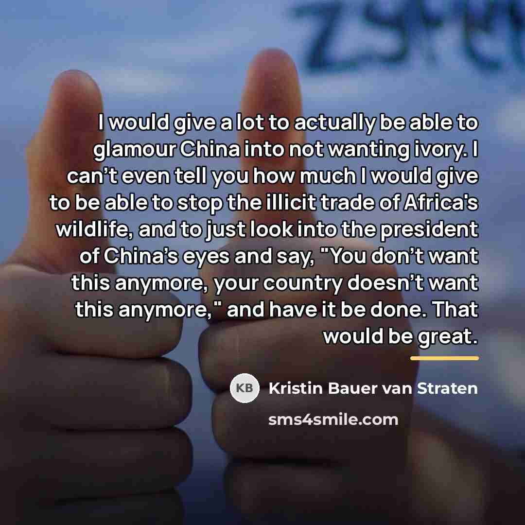 “I would give a lot to actually be able to…” quote by Kristin Bauer van Straten