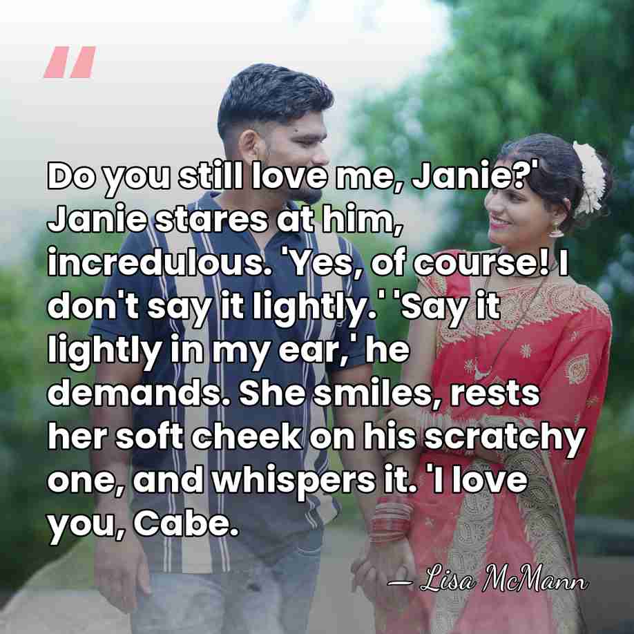 Do you still love me, Janie?' Janie stares at him, incredulous. 'Yes,&hellip; - Lisa McMann
