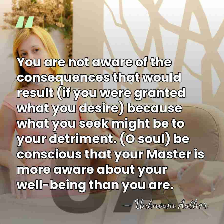 You are not aware of the consequences that would result (if you&hellip; - Abu'l-Faraj ibn al-Jawzi