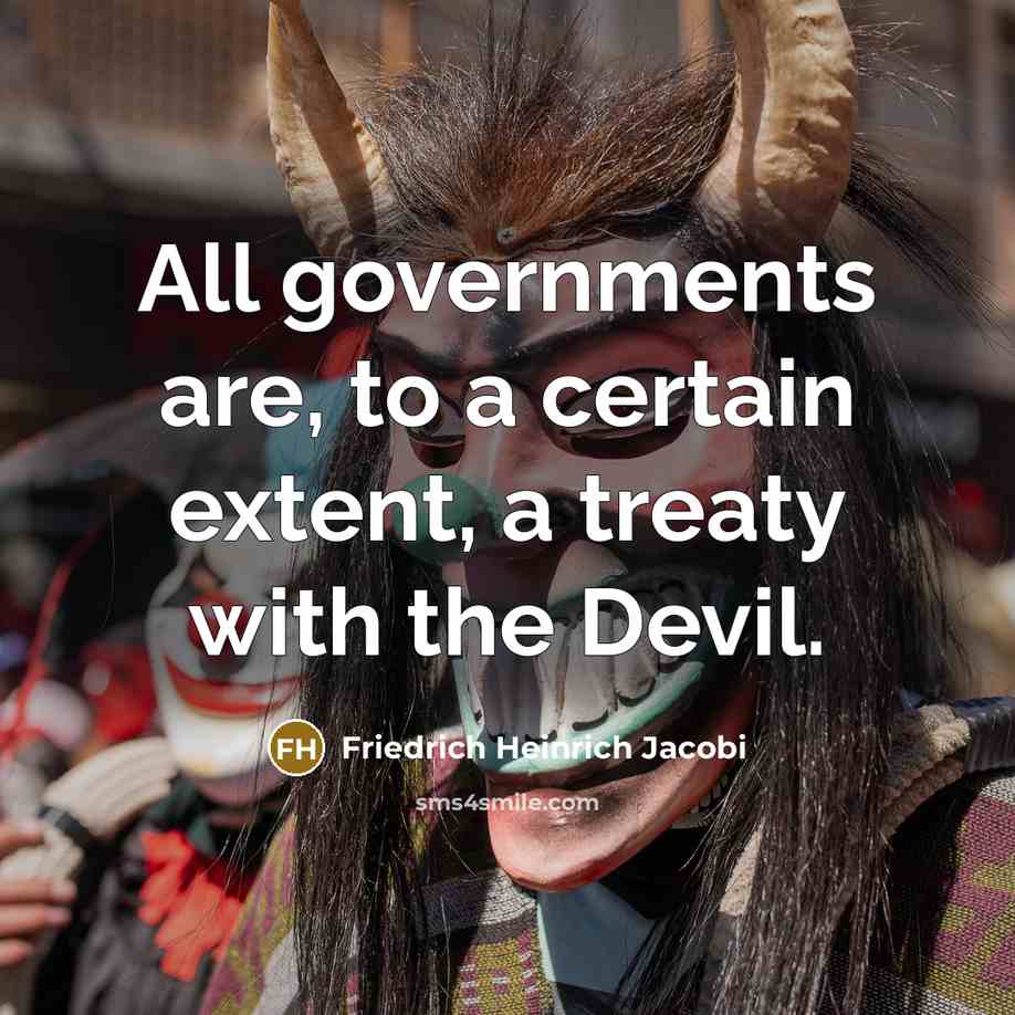 “All governments are, to a certain extent, a treaty with…” quote by Friedrich Heinrich Jacobi