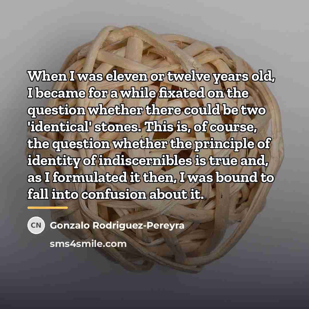 “When I was eleven or twelve years old, I became…” quote by Gonzalo Rodriguez-Pereyra