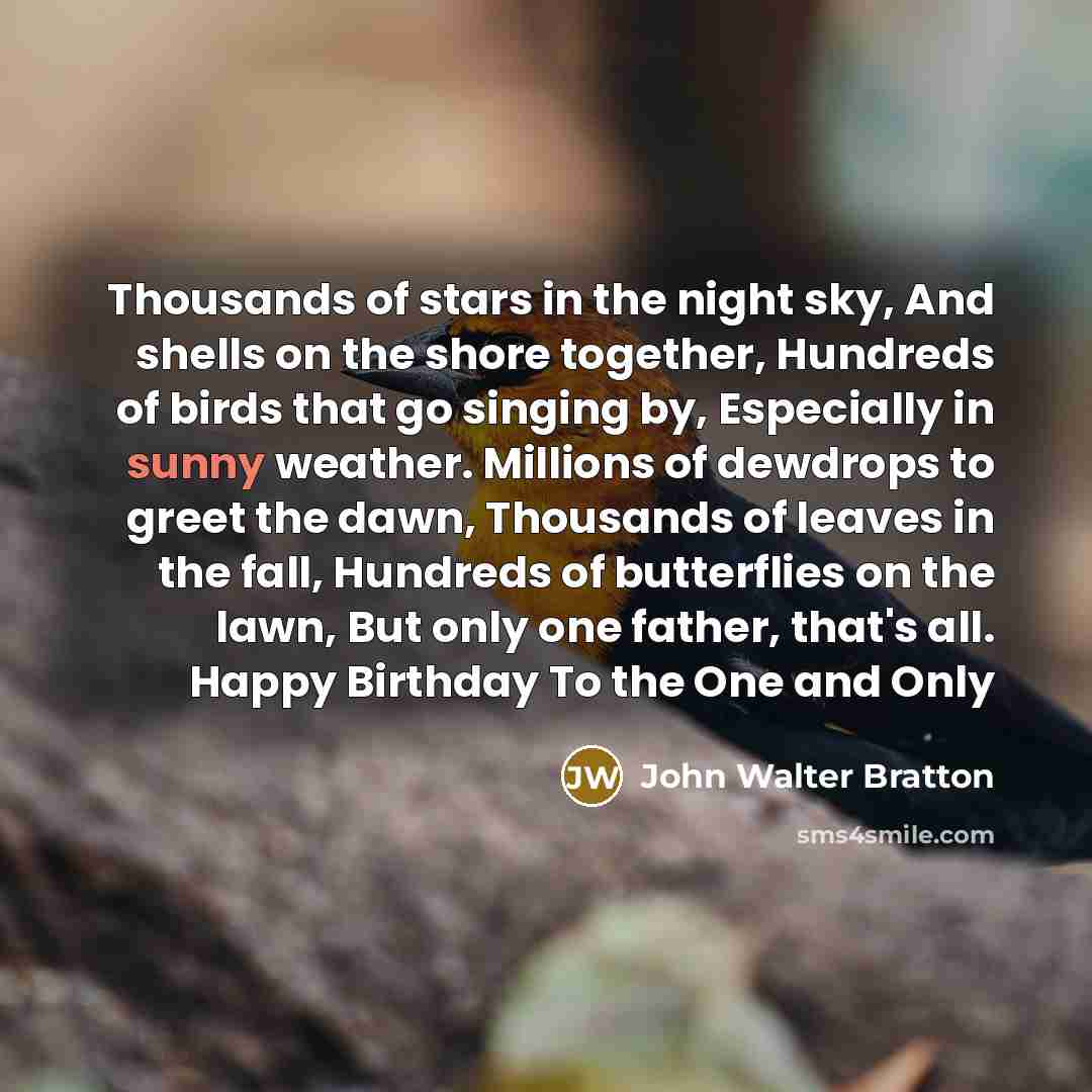 “Thousands of stars in the night sky, And shells on…” quote by John Walter Bratton