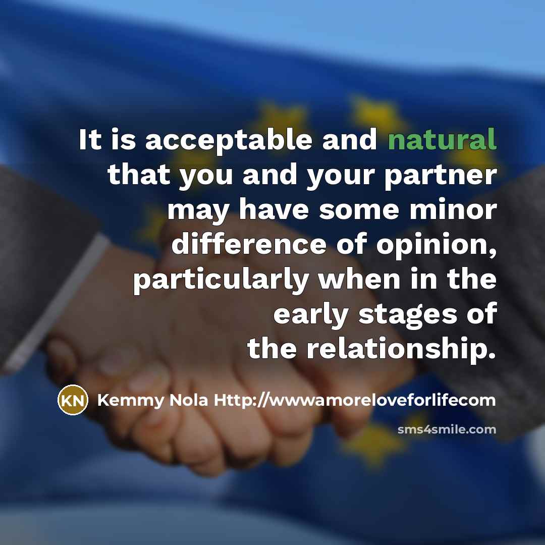 “It is acceptable and natural that you and your partner…” quote by Kemmy Nola Http://wwwamoreloveforlifecom