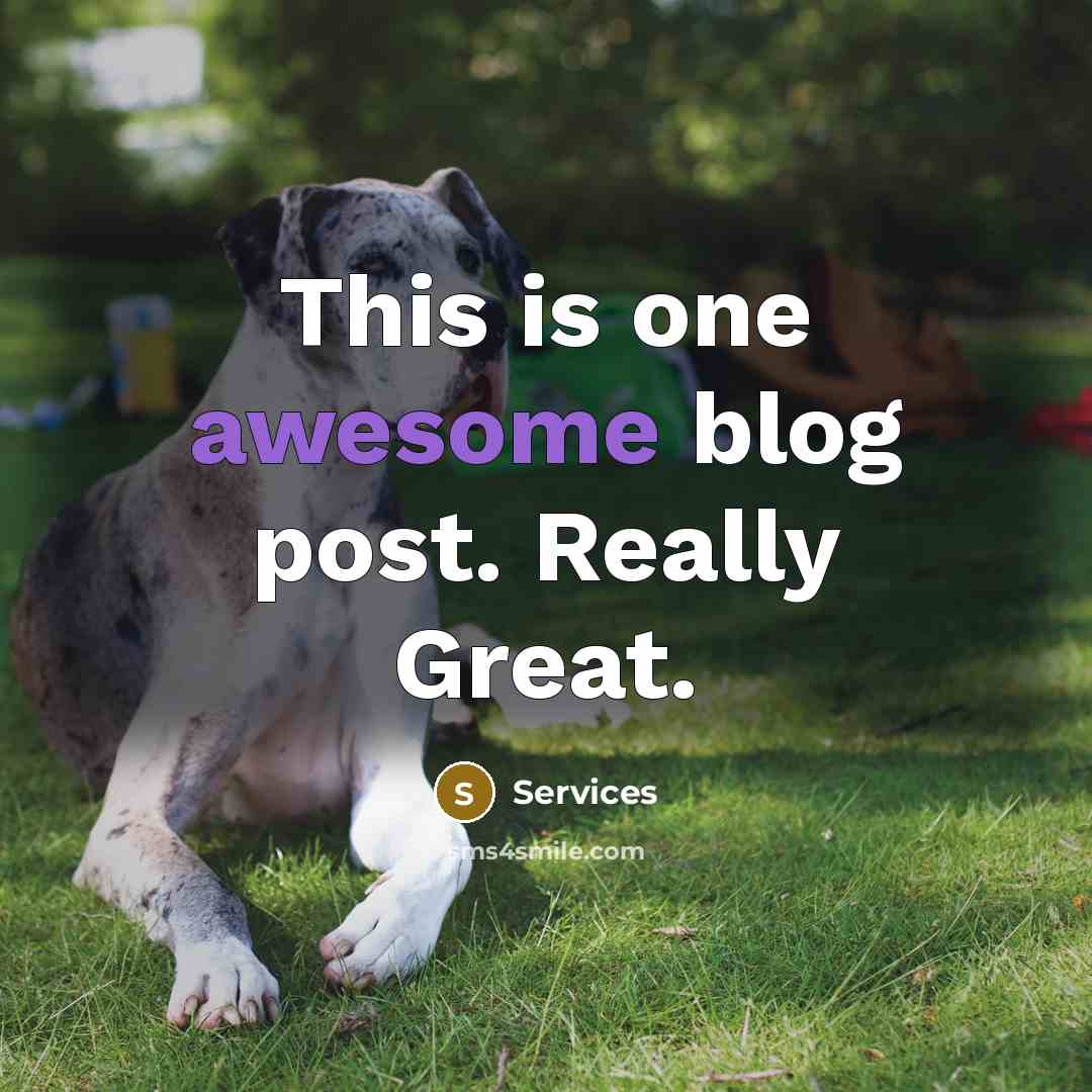 “This is one awesome blog post. Really Great.” quote by Services