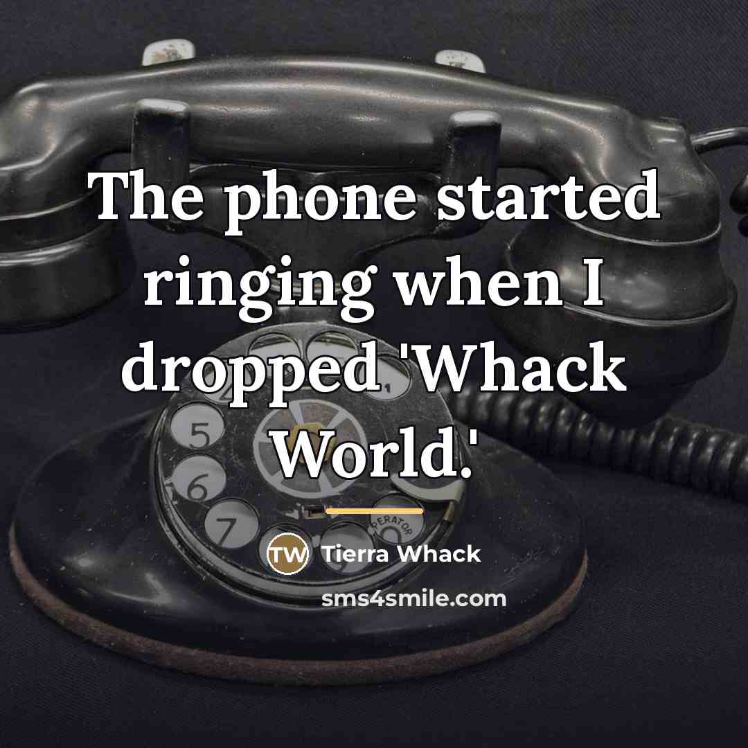 “The phone started ringing when I dropped 'Whack World.'…” quote by Tierra Whack