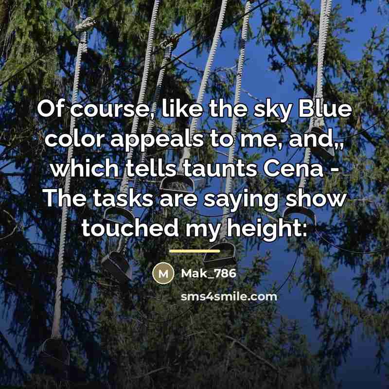 “Of course, like the sky Blue color appeals to me,…” quote by Mak_786