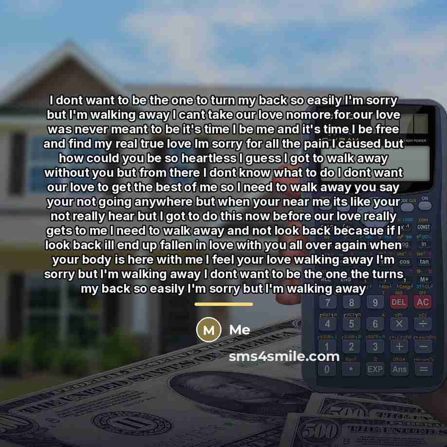 “I dont want to be the one to turn my…” quote by Me