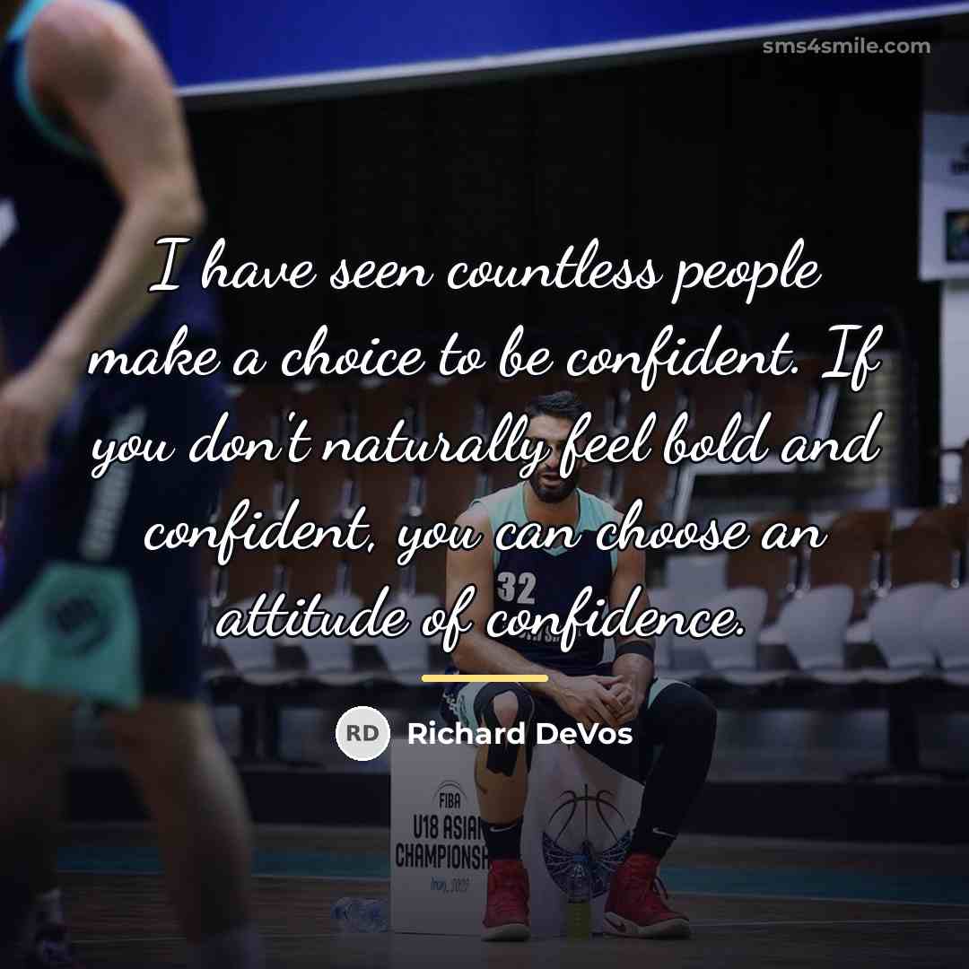 “I have seen countless people make a choice to be…” quote by Richard DeVos